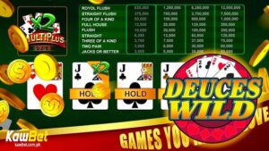 Ang larawang ito ay pinapakita ang Deuces Wild Video Poker Strategy